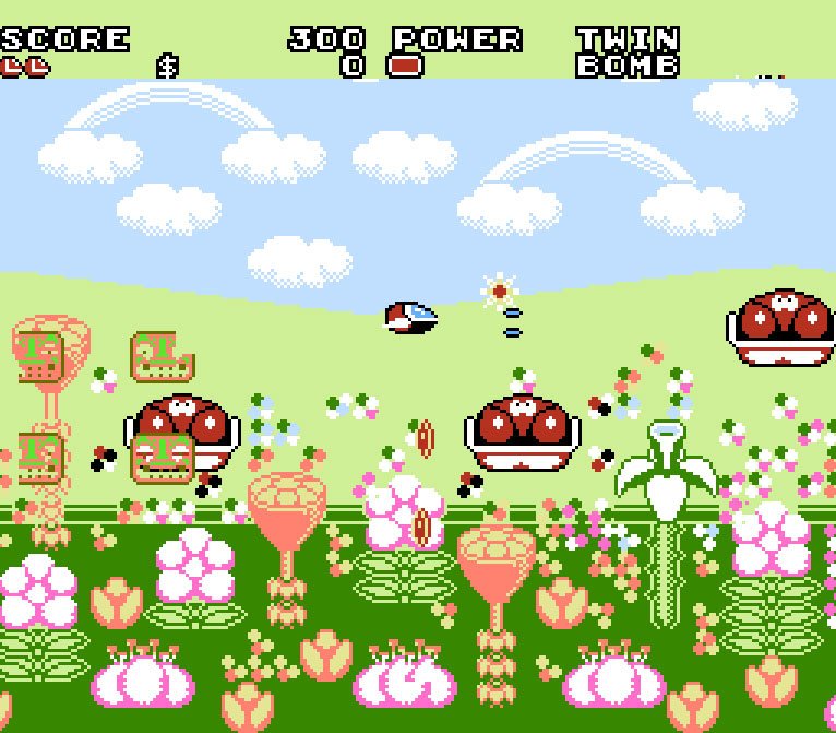 Pantallazo de Fantasy Zone II: Opa-Opa no Namida para Nintendo (NES)