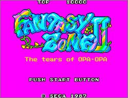 Pantallazo de Fantasy Zone II: The Tears of Opa-Opa para Sega Master System