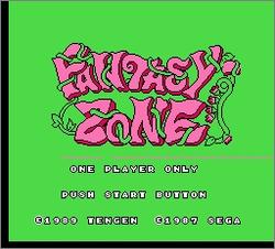 Pantallazo de Fantasy Zone para Nintendo (NES)