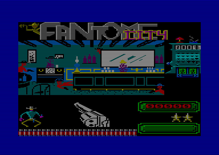Pantallazo de Fantome City para Amstrad CPC