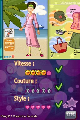 Pantallazo de Fashion Designer: Style Icon para Nintendo DS