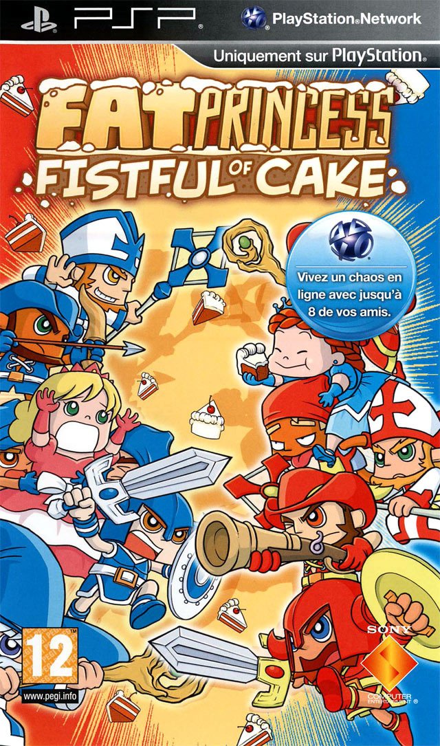 Caratula de Fat Princess: Fistful of Cake para PSP