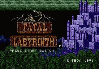 Pantallazo de Fatal Labyrinth para Sega Megadrive