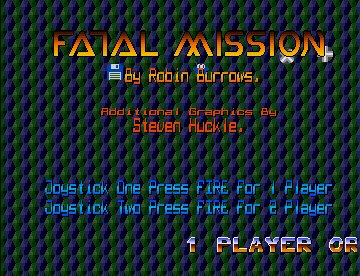 Pantallazo de Fatal Mission para Amiga