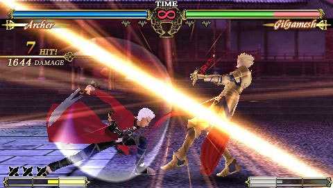 Pantallazo de Fate unlimited codes Portable para PSP