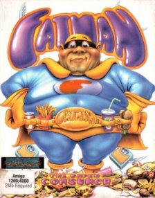 Caratula de Fatman: The Caped Consumer para Amiga