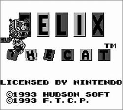 Pantallazo de Felix The Cat para Game Boy