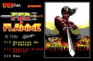 Pantallazo de Fer Et Flamme para Amstrad CPC