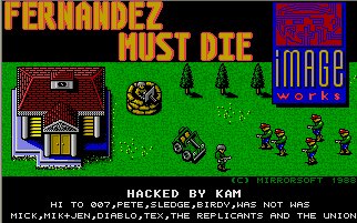 Pantallazo de Fernandez Must Die para Atari ST