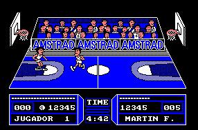 Pantallazo de Fernando Martin Basket Master para Amstrad CPC
