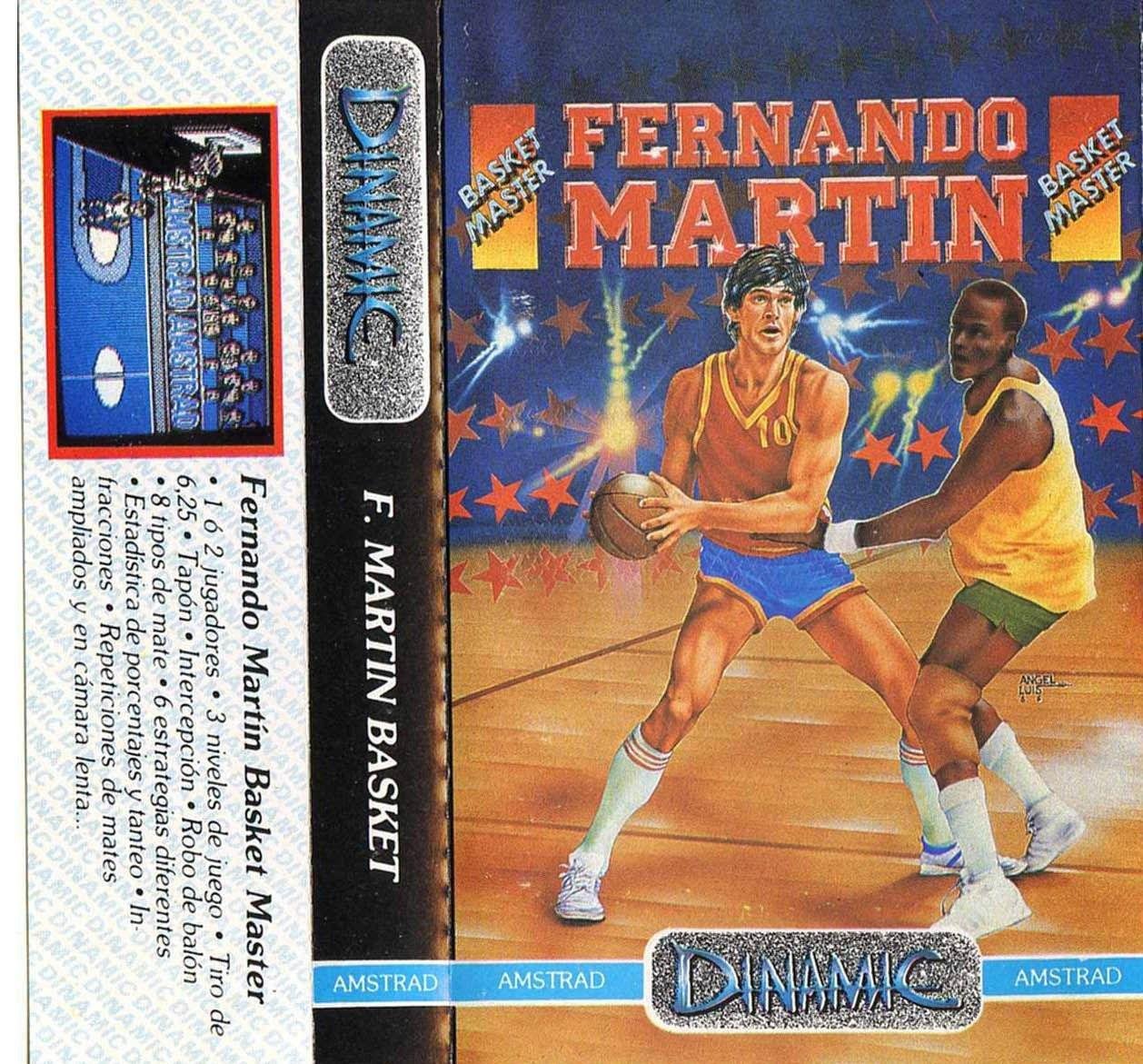 Caratula de Fernando Martin Basket Master para Amstrad CPC