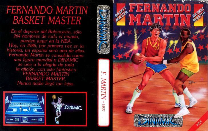 Caratula de Fernando Martin Basket Master para MSX