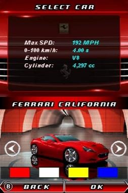 Pantallazo de Ferrari GT: Evolution para Nintendo DS