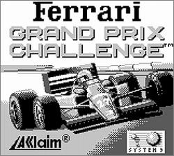 Pantallazo de Ferrari Grand Prix Challenge para Game Boy