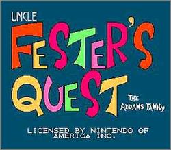 Pantallazo de Fester's Quest para Nintendo (NES)