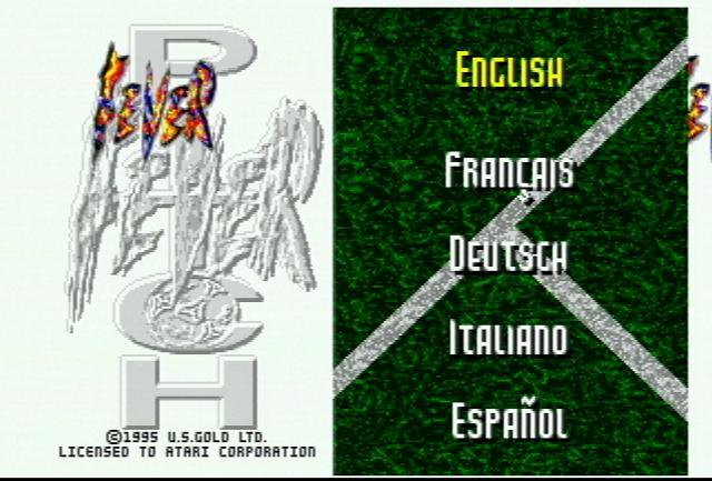 Pantallazo de Fever Pitch Soccer para Atari Jaguar