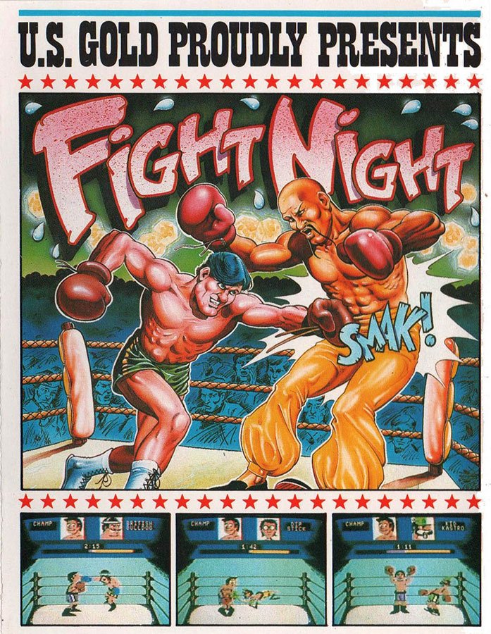 Caratula de Fight Night para Commodore 64