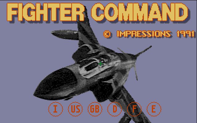 Pantallazo de Fighter Command para Atari ST