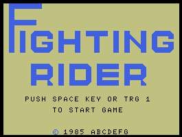 Pantallazo de Fighting Rider para MSX