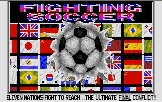 Pantallazo de Fighting Soccer para Atari ST