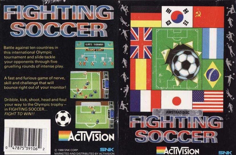 Caratula de Fighting Soccer para Amstrad CPC