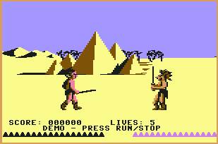 Pantallazo de Fighting Warrior para Commodore 64