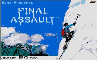 Pantallazo de Final Assault para Atari ST