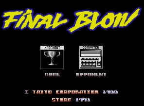 Pantallazo de Final Blow para Amiga