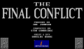 Pantallazo nº 61310 de Final Conflict, The (320 x 200)