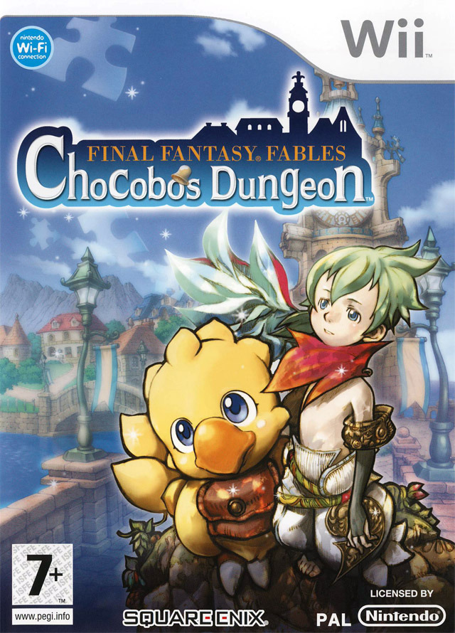 Caratula de Final Fantasy Fables: Chocobos Dungeon para Wii