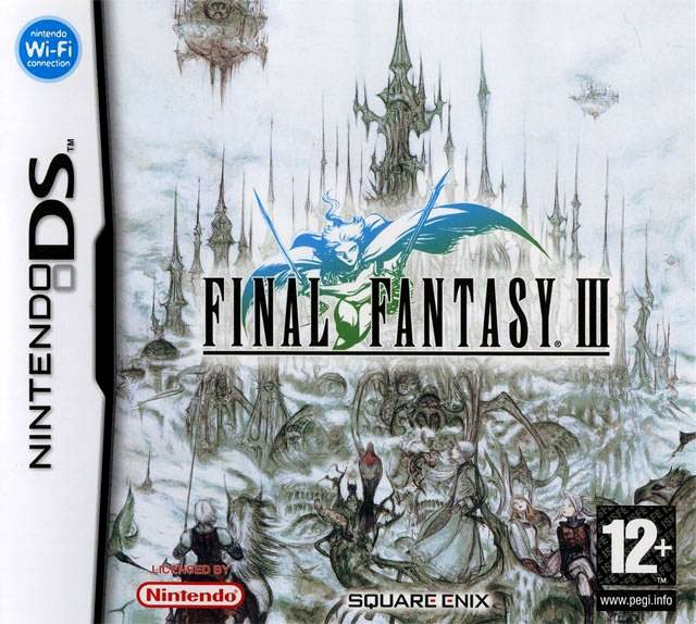 Caratula de Final Fantasy III para Nintendo DS