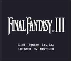 Pantallazo de Final Fantasy III para Super Nintendo