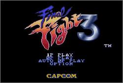 Pantallazo de Final Fight 3 (Europa) para Super Nintendo