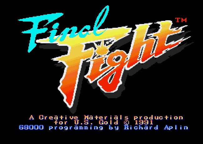 Pantallazo de Final Fight para Atari ST