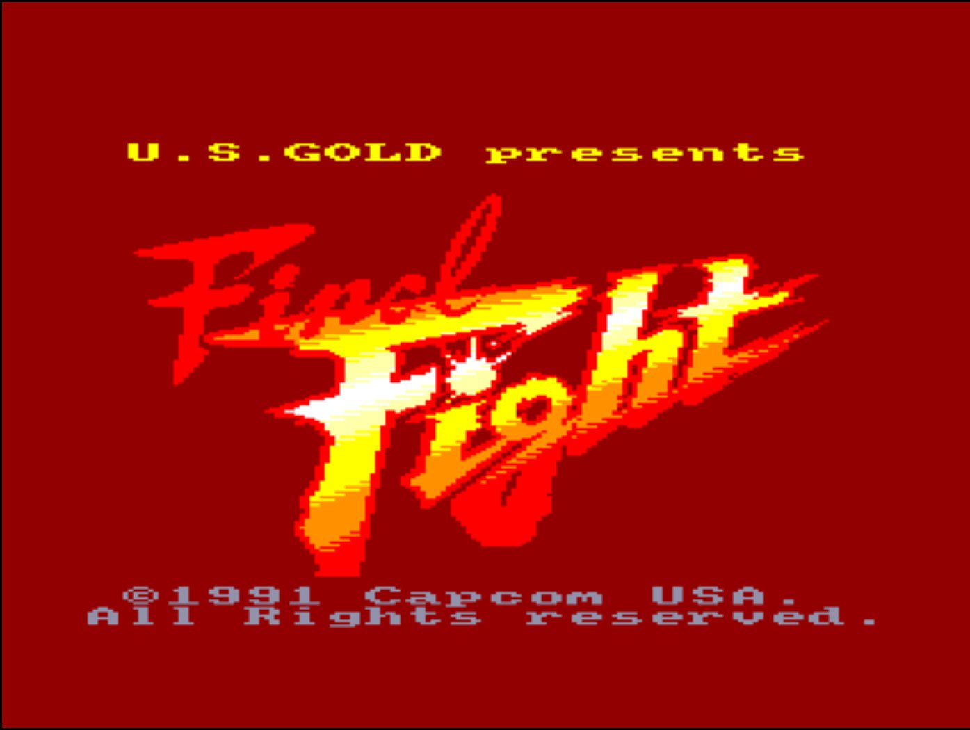 Pantallazo de Final Fight para Amstrad CPC