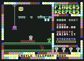 Pantallazo de Finders Keepers para Commodore 64