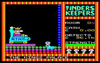 Pantallazo de Finders Keepers para Amstrad CPC