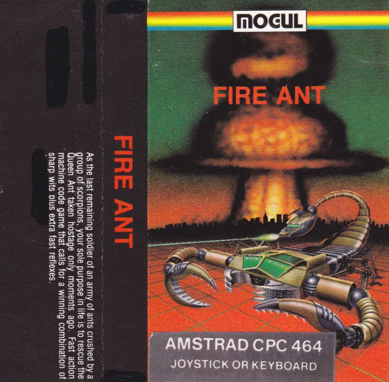 Caratula de Fire Ant para Amstrad CPC