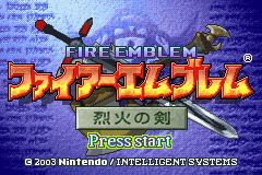 Pantallazo de Fire Emblem - Rekka no Ken (Japonés) para Game Boy Advance
