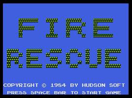 Pantallazo de Fire Rescue para MSX