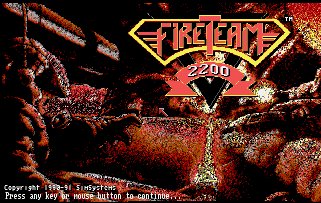 Pantallazo de FireTeam 2200 para Amiga