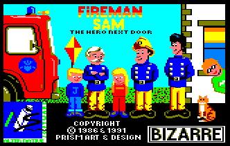 Pantallazo de Fireman Sam para Amstrad CPC