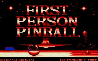 Pantallazo de First Person Pinball para Atari ST