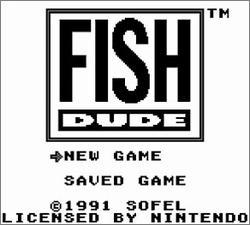 Pantallazo de Fish Dude para Game Boy