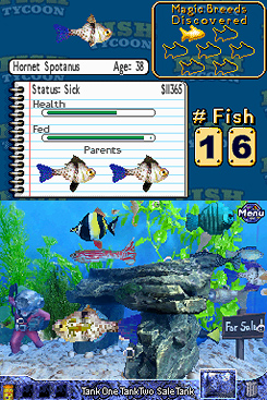 Pantallazo de Fish Tycoon para Nintendo DS