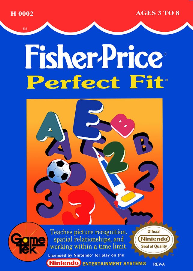 Caratula de Fisher-Price: Perfect Fit para Nintendo (NES)