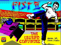 Pantallazo de Fist 2: The Legend Continues para Spectrum