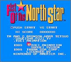 Pantallazo de Fist of the North Star para Nintendo (NES)