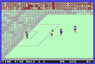 Pantallazo de Five a Side Soccer para Commodore 64