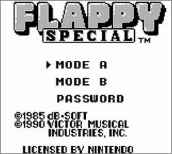 Pantallazo de Flappy Special para Game Boy